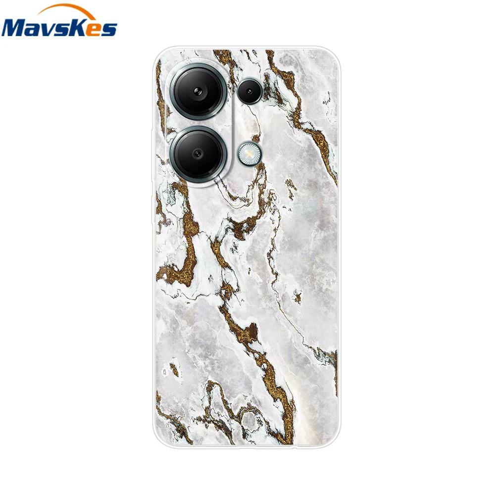 For Xiaomi Redmi Note 13 4G Case Note13 Cover Soft Clear Silicone TPU Back Case Funda For Redmi Note 13 Pro 4G Phone Cases Coque