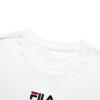 New FILA Drop Shoulder Sleeve T Shirt Women's Standard White F11W133195F-WT