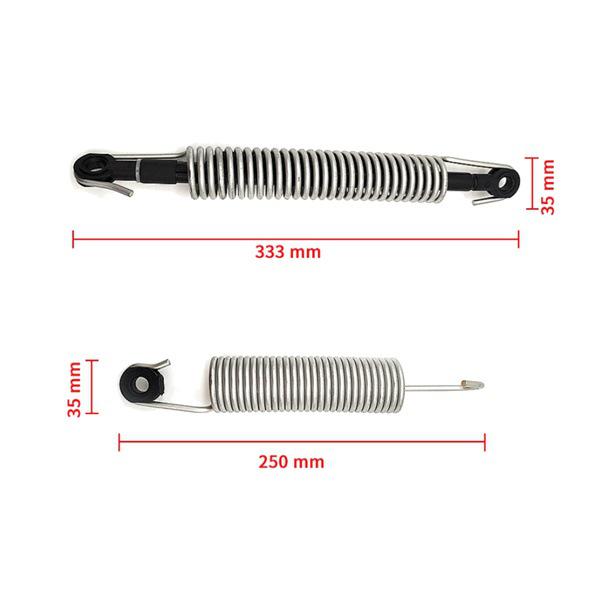 1 Pair Trunk Lid Support Rods for 2002-2010 BMW 5 Series (Part: 51247045884, 51247141490)