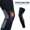 1pc Kneepad Hit Color Basketball Football Leg Sleeve Knee Protector Anti-collision Long Kneepad Outdoor Sports