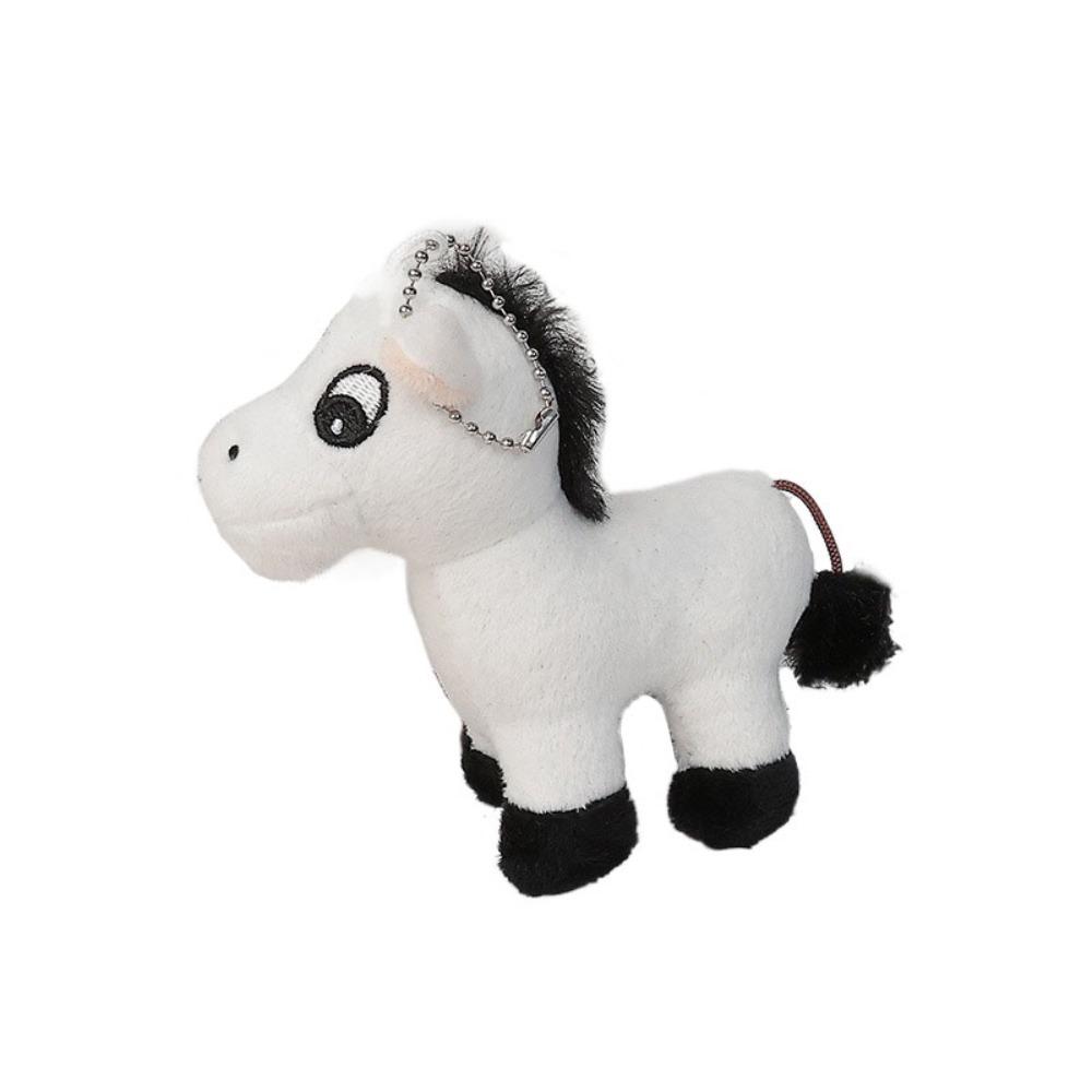 Hanging Decoration Plush Horse Keychain Stuffed Animal Little Horse Keychain  Bag Pendant