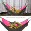 Hanging Cat Hammock, Pet Hammock for Cage, Adjustable Cat Bed Two Sides Comfortable/Waterproof Resting Sleepy Pad for Cats Small
