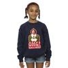 Elf Girls Santa Is Coming Sweatshirt