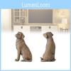 Willow Tree Love My Dog Dark Figurine Resin Multi Colour Desktop Ornament Toy