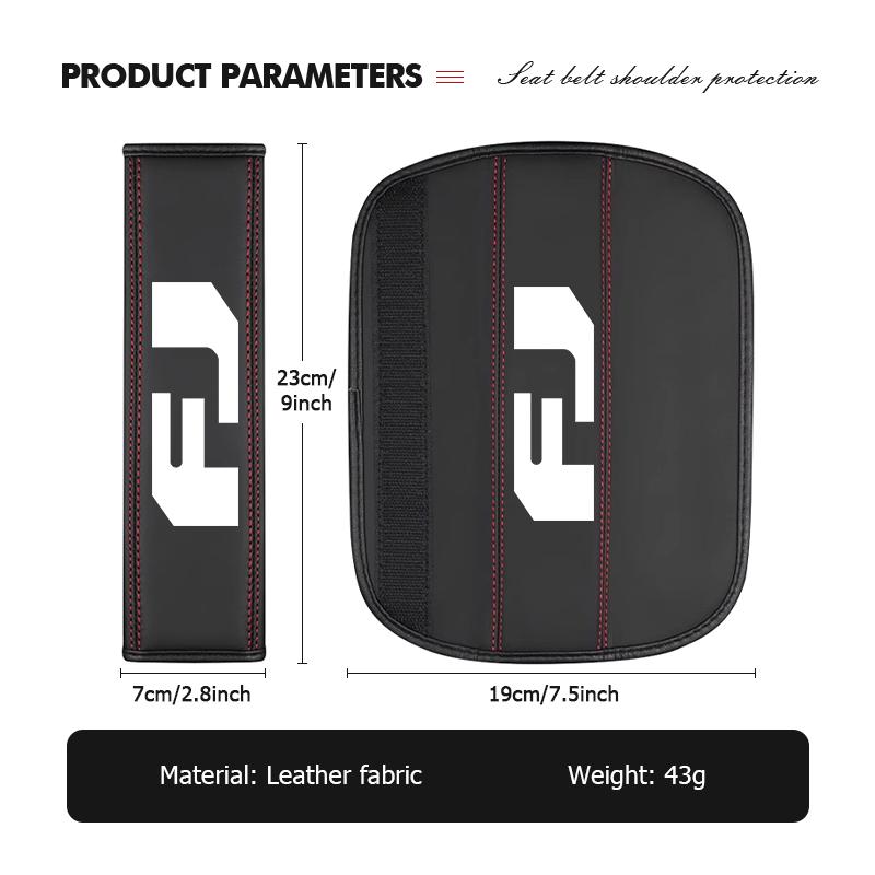For Toyota Car Seat Belt Cover Adjustable Safety Shoulder Pad Accessories FJ Cruiser 2006 2007 2012 2014 2016 2017