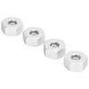 4pcs 5mm to 12mm Combiner Wheel Hub Hex Adapter Accessory for WPL D12 1Celsius10 RC Trucks