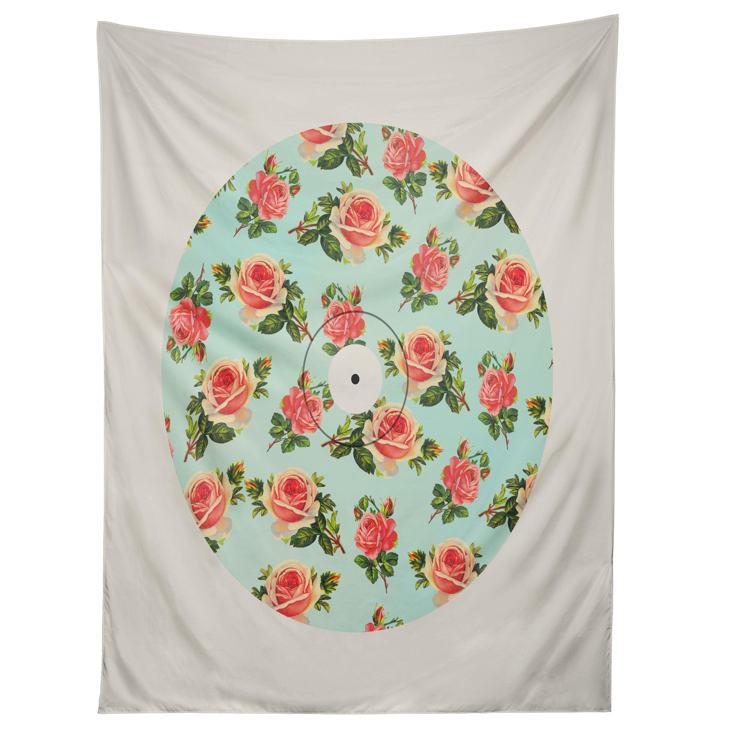 FLORAL VINYL tapestry 75x100