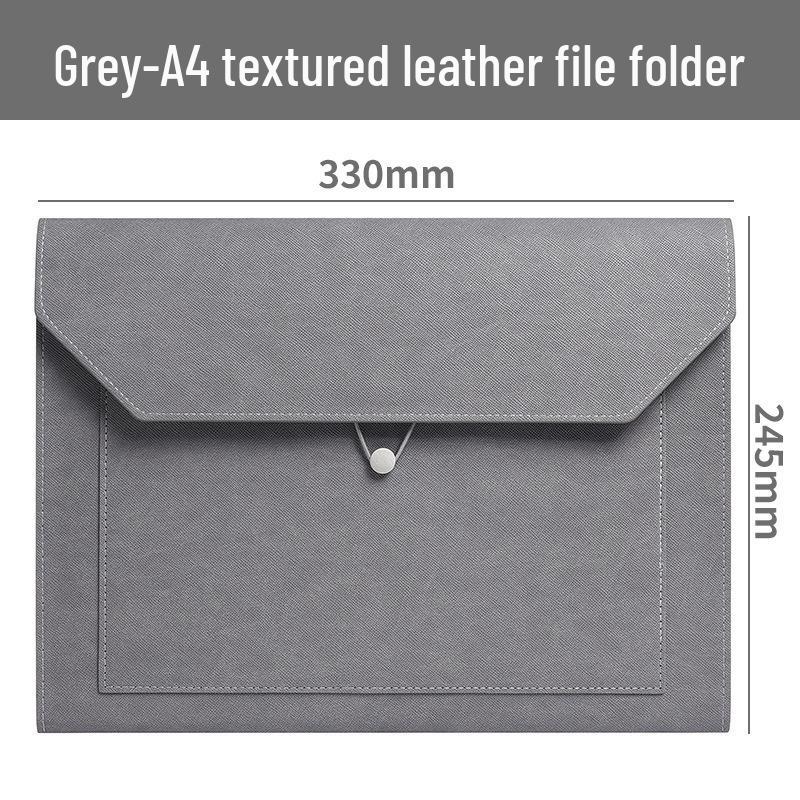 Leather Document Bag for Contracts and Invoices, A4/A5