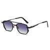 JYL Double Bridge Square Sunglasses UV400 Metal Retro Unisex High-Quality / 5237