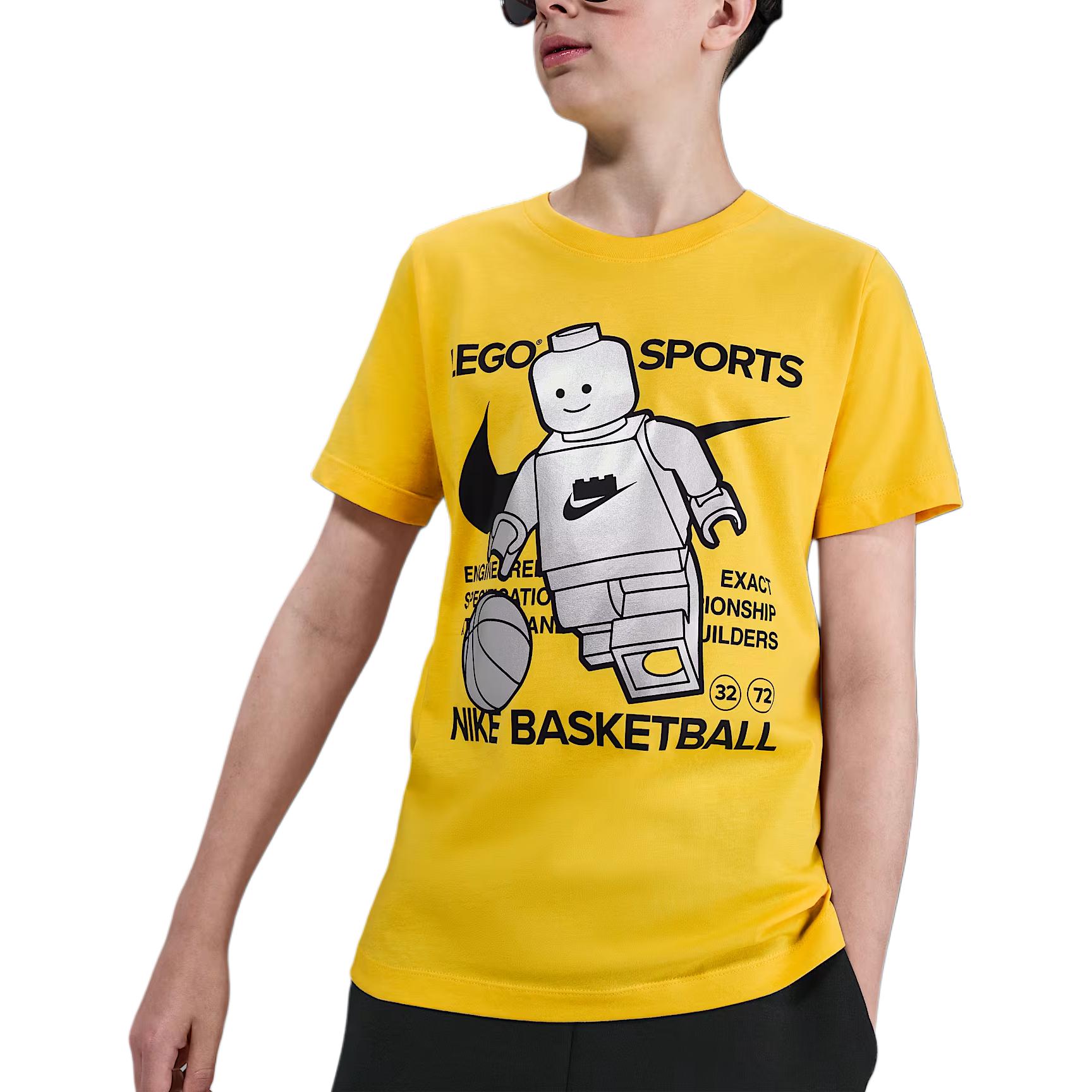 

Nike Lego Printed Short Sleeve Round Neck T-Shirt Kids Tops HV5194-719