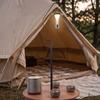 Portable Camping Folding Lamp Pole with Storage Bag Collapsible Aluminum Lantern Stand for Outdoors Camping RV Tents Garden Use