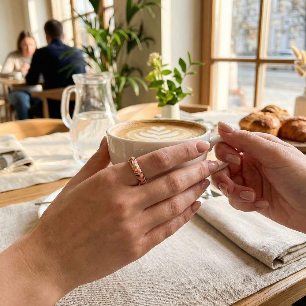 Classic Vintage Geometric Rings Bohemian-Style Gold Plated Ring  Wedding