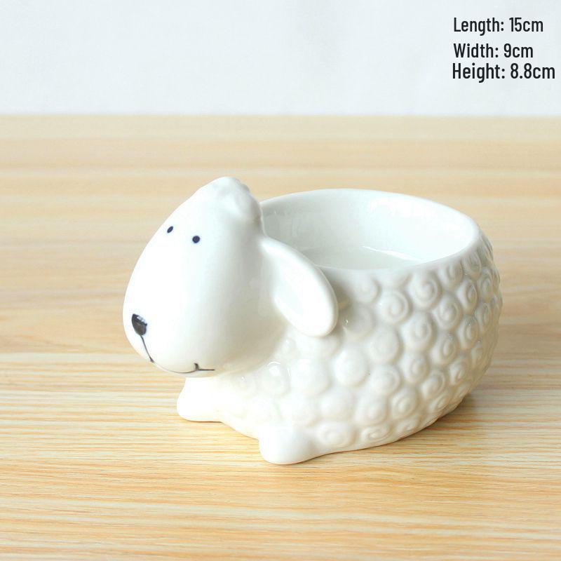 Personalized Children's Ceramic Snack Bowl - Cartoon Design, Baby Tableware 3899