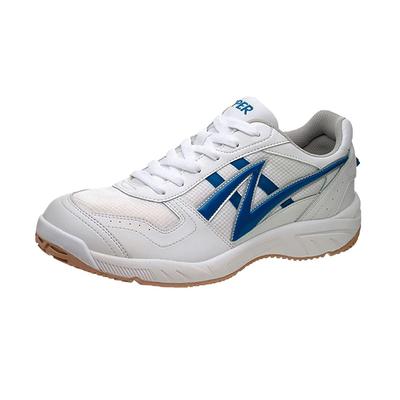 Gripper Gym Shoes, Kids, Juniors, Men's, Women's, 4E Wide, Low-Cut, Easy To Move In, Non-Slip, A-37, White/Navy, Size 23.0cm