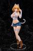Daiki Industry BLACK & WHITE Cat Girl Shironeko-chan Illustration by Mataro 16 Scale PVC Painted Finished Figure