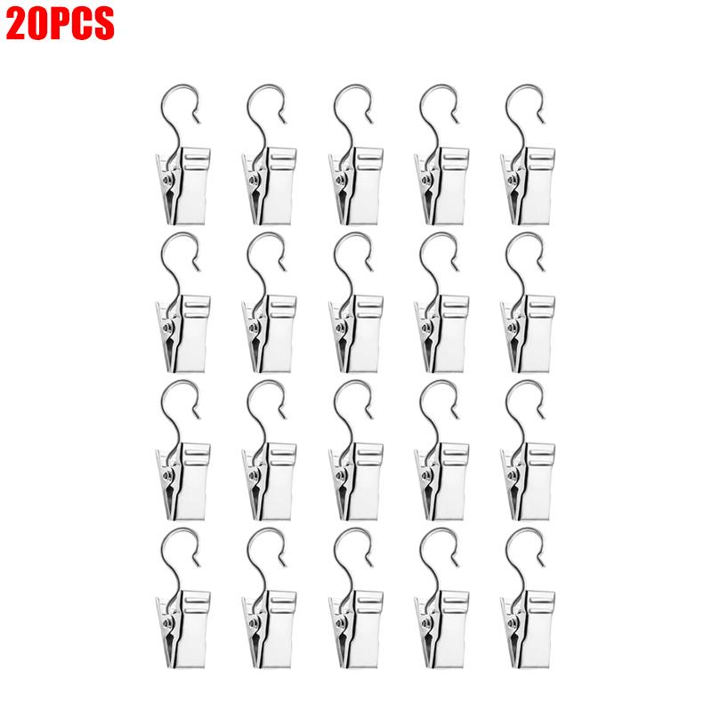 200/10PCS Etal Curtain Clips Hanging Photos Drapes Clamps Tent Lights Party Decorations Crafts Clip Christmas Party Wire Holder