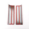 ABS Carbon Car Central Armrest Storage Box Panel Cover Trim For Mercedes Benz A B Class CLA GLA GLB W177 W247 C118 H247 2019-24