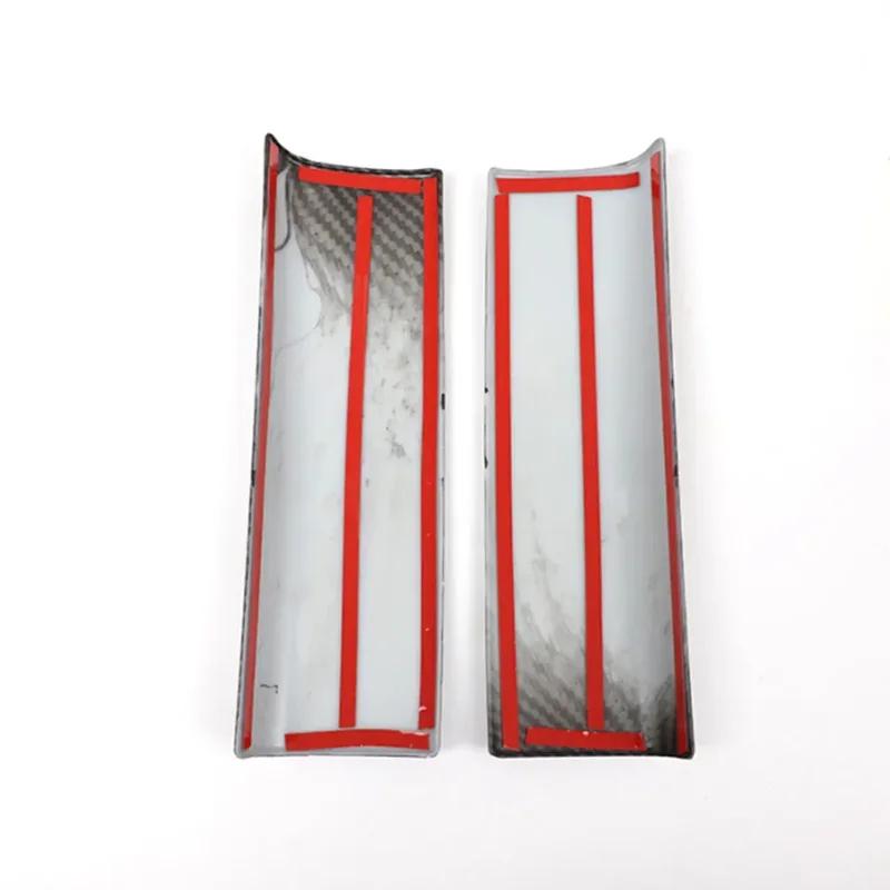 ABS Carbon Car Central Armrest Storage Box Panel Cover Trim For Mercedes Benz A B Class CLA GLA GLB W177 W247 C118 H247 2019-24