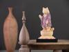 Katze Amida, Hüterin des Haustieres, besonderes Gebet im Kannoji-Tempel, Katzenholz, Glücksbringer, Feng Shui-Ornament, Neko Amida (kleine Größe) - Tiere, Service