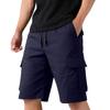 Men's Multi-Pocket Cargo Shorts for Big Size, Relaxed Fit Casual Work Shorts with Deep Pockets and Belt Loops, Summer Outdoor