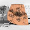 Coperta Ponderata in Pile Boho Mandala Paisley Nero Morbida Calda Decorativa per Letto Divano Copricuscino Regalo