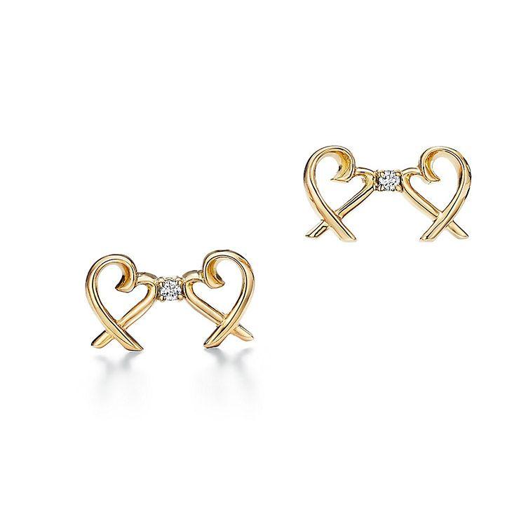 

Tiffany & Co. Paloma Picasso Collection Diamond Stud Earrings Women earrings 63058300 Gold,F