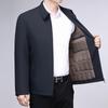 ROMON Men's Wool Blend Thick Padded Jacket