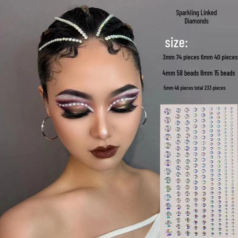 

Латиноамериканские танцы Стразы Головной убор для бальных соревнований - Самоклеящийся аксессуар для прически