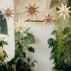 30cm Nine Cornered Paper Star Ornaments 5pcs Christmas Star Wall Pendant Decorations DIY Stars Christmas Party Decoration