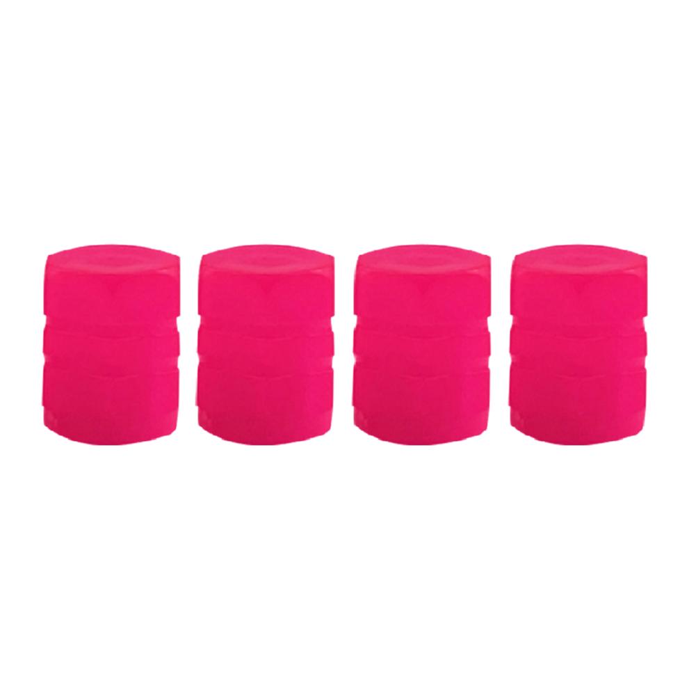 4-40pcs Luminous Valve Caps Fluorescent Night Glowing Car Motorcycle Bicycle Bike Night Colorful Glowing Valve Caps Universal