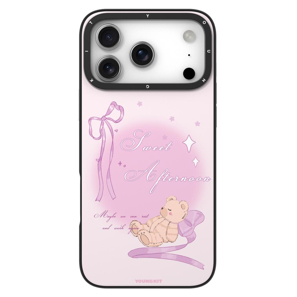 YOUNGKIT Cute Moments Series For iPhone 17 Pro Magnetic Case IMD Shockproof TPU Phone Back Cover