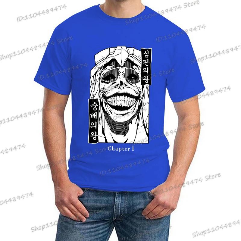 Anime T-Shirt Comic Solo Leveling Fashion Men's Clothing Short Sleeve Harajuku Sung Jin-Woo Tops Solo Leveling Unisex Streetwear