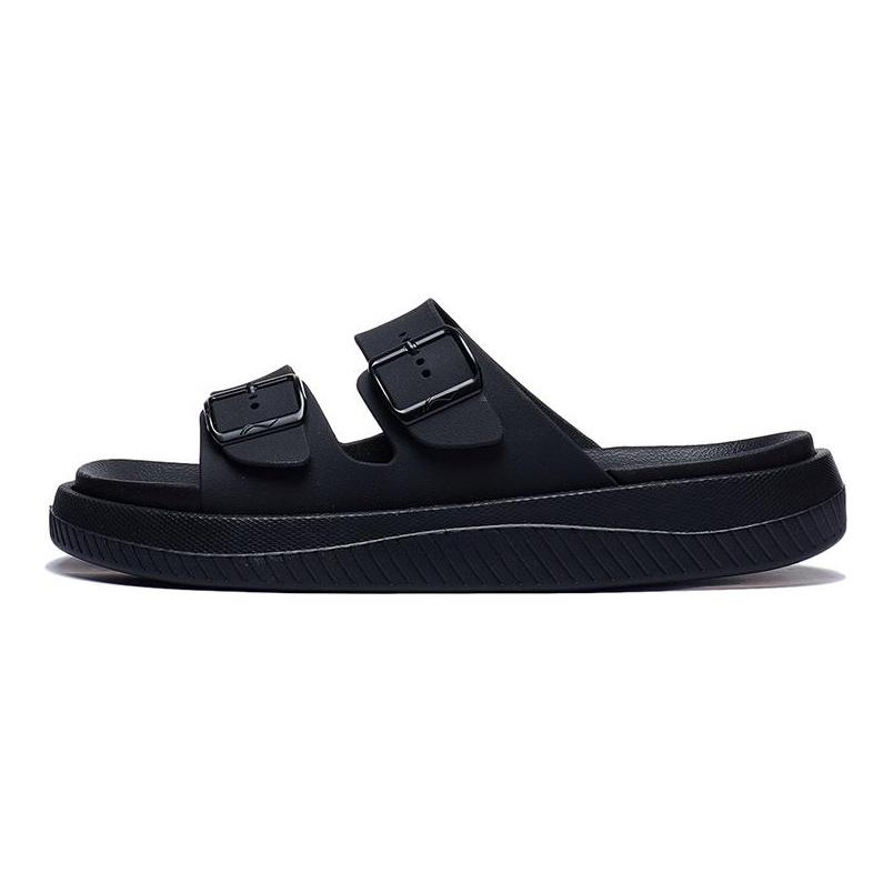 Li Ning Clap EVA Quiet Slide Slippers Men's Black AGAT007-1