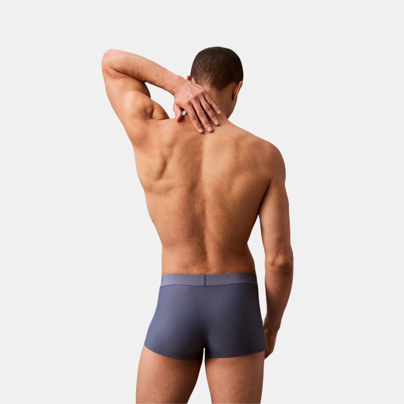 Calvin Klein Black Label Lightweight Low Rise Anti-Chafing Boxer Briefs Men Underwear Aurora-Blue NB3634-C9T