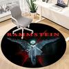 1pc Rammstein Carpet, Round Non-Slip Durable Large Size Office Carpet, Suitable for Office yy250908058