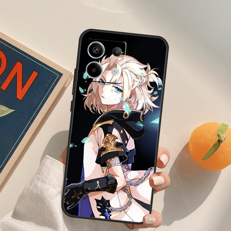 Albedo Genshin Impact Funda For Xiaomi Redmi Note 14 13 Pro 9 10 11 12 9S 10S 11S 12S Redmi 13C 10C 12C 14C Case