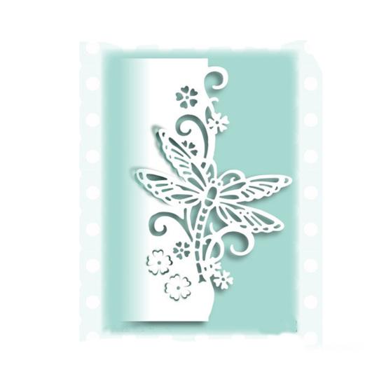 Cutting Die Flower Dragonfly Reusable Carbon Steel DIY Embossing Mould for Photo Album