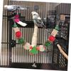 2025 Parrot Christmas Toy Budgie Chew Toy Christmas Decoration Hanging Bird Toy for Parrots