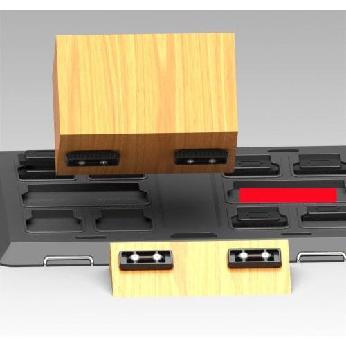 NyVoozy Feet Mounting System for Milwaukee Packout (10, Red)