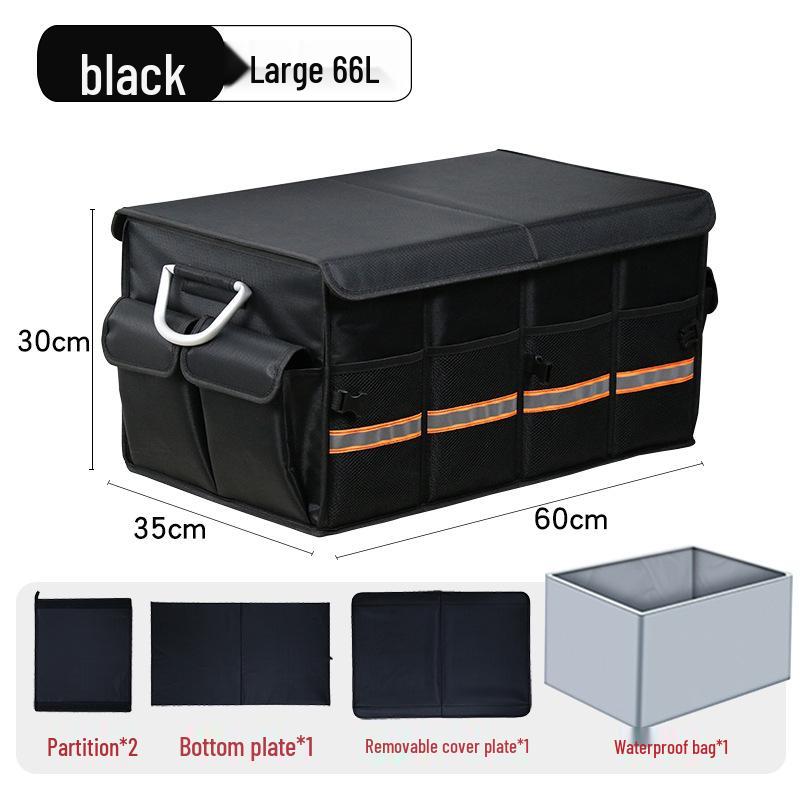 Foldable Car Trunk Organizer Box for Outdoor Use