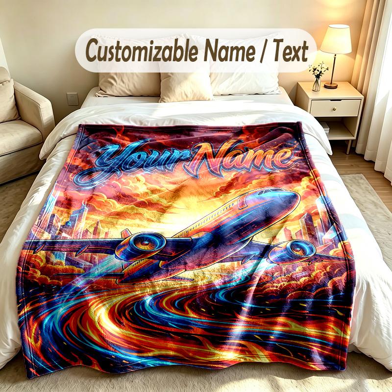 Andere ähnliche Designs Thema Benutzerdefinierte Decke Personalisierter Name & Text Angepasste Weiche Warme Überwurfdecke Heimdekoration