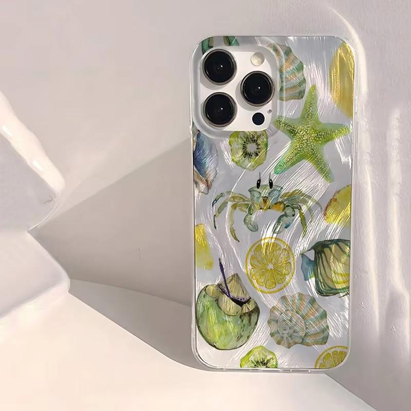 

Чехол для телефона с рисунком в виде звезд-сердечек, крабов, рыб и цветов для Xiaomi Redmi Note 14 13 12 11 Pro Plus 4G 5G 12S 11S 10S 9 10C Redmi Note 14 Pro 4G