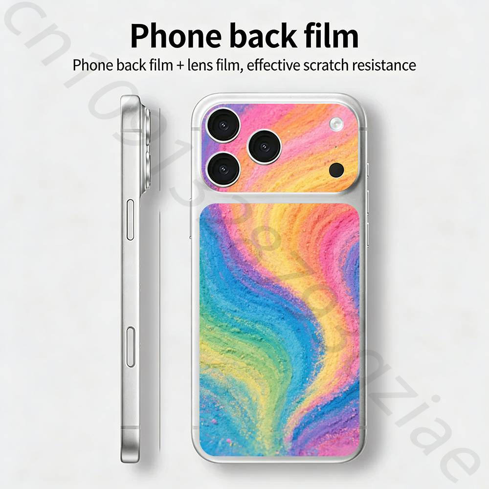

Oceano Balena Squalo Nuoto For iPhone 17 pro Max /17 pro Full Cover Decal Skin Wrap 3D Colorful Rear Protective Sticker Film iPhone17pro