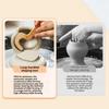 Rapid Forming Pottery Rim Shaping Tools Long Handle Wood Clay Trimming Tool  For Potters