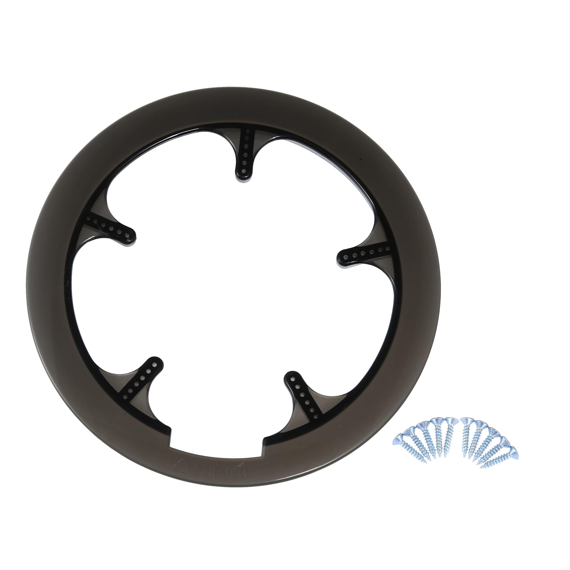 

X AUTOHAUX Motorcycle Crankset Chainwheel Protector Chainwheel Protection 56 Clear Cover, Cover, 52, 53, Teeth, Black,