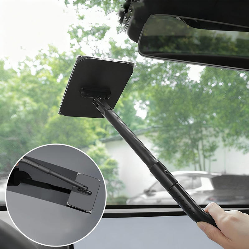 Reusable Removable Car Windshield Defogger Brush Washable Auto Anti Fog Wiper Interior Window Cleaning Tool