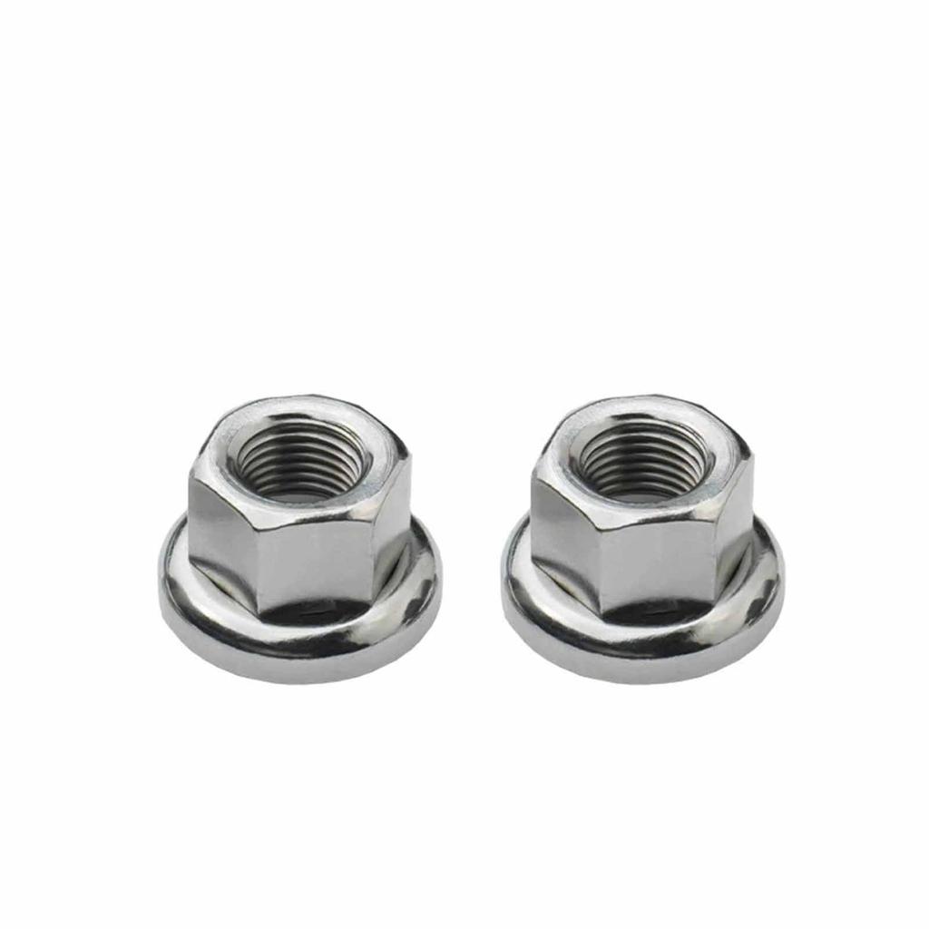 Axle Lock Nut Set – M9 & M10 Flower Drum , Flange Fastening Screws for Front and Rear Wheels