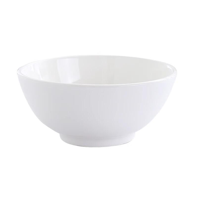 White Ceramic Rice Bowl - 60 Pack