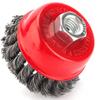 Steel   Brush Wire Brush For Cleaning and Sanding Working with Premium Steel Wire For Rust Removal, De-painting and Descaling