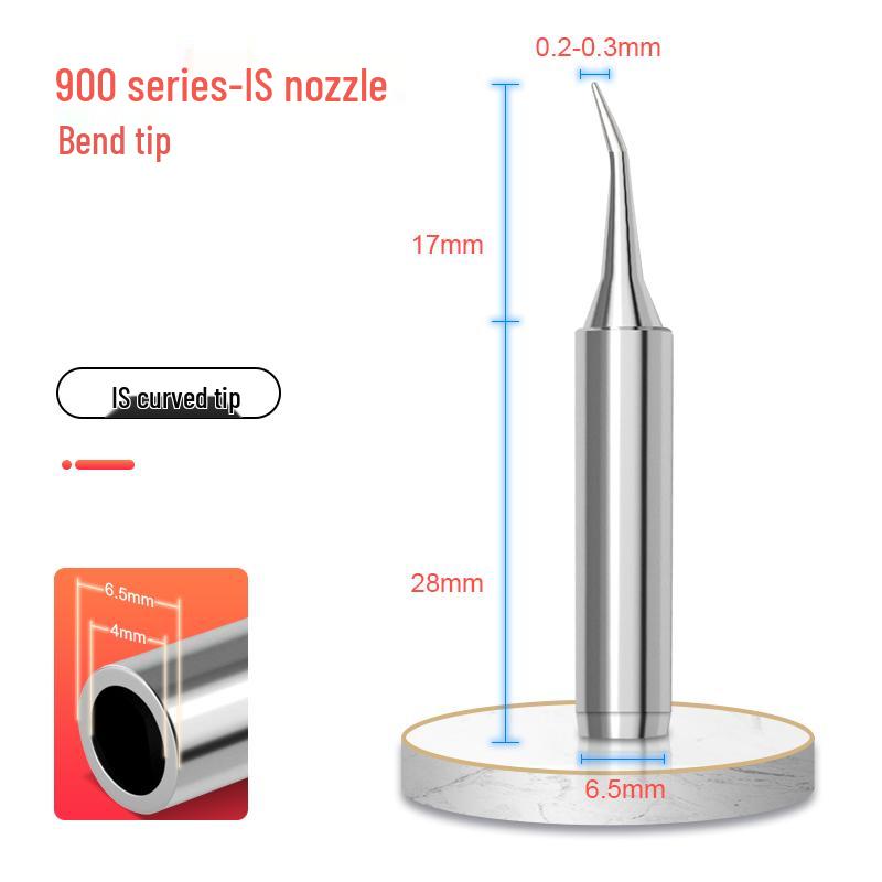 900 High Temp 400°C Soldering Iron Tip for 936 Station - Internal Heat, Constant Temp, K Horseshoe Tip